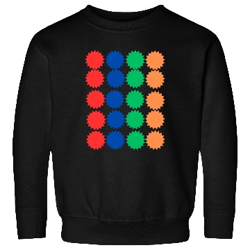 Discover Spiked Circle Pattern Design Sweatshirts