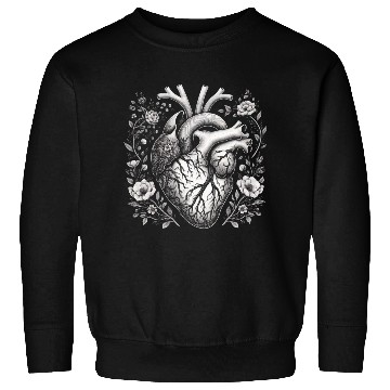 Discover Botanical Heart Artistic Anatomy Sweatshirts