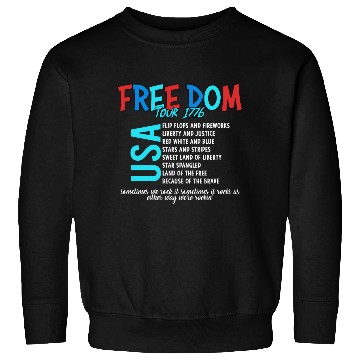 Discover USA Free Dom tour 1776 Sweatshirts