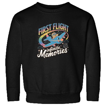 Discover My First Plane Ride First Flight Sweatshirts
