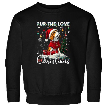 Discover Beagle Christmas Tree Lights Decorations Dog Lover Sweatshirts