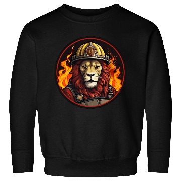 Discover Lion Firefighter Sweatshirts