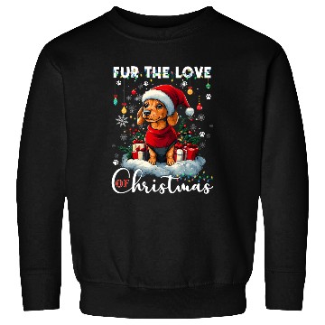 Discover Dachshund Christmas Tree Lights Decorations Dog Sweatshirts