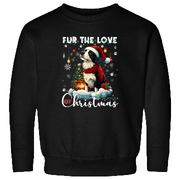 Discover Border Collie Christmas Tree Decorations Dog Lover Sweatshirts