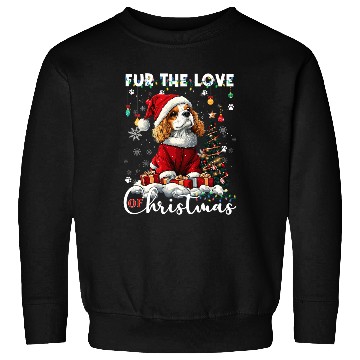 Discover Cavalier King Charles Spaniel Christmas Tree Dog Sweatshirts