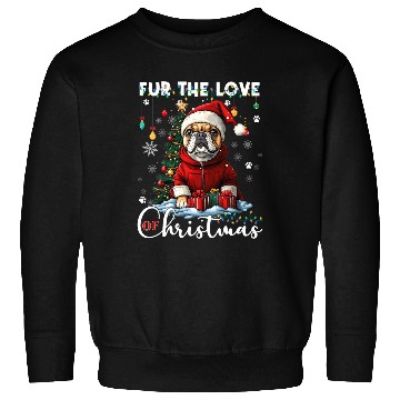 Discover French Bulldog Christmas Tree Decoration Dog Lover Sweatshirts