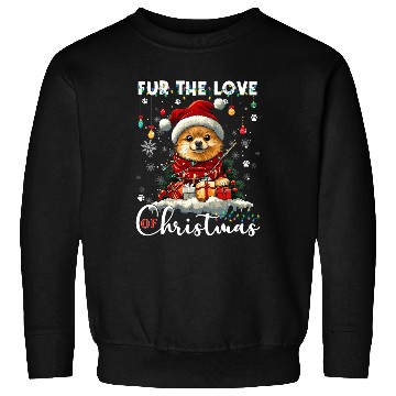 Discover Pomeranian Christmas Tree Decorations Dog Lover Sweatshirts