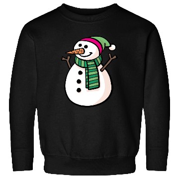 Discover Snowman Design for Winter Apparel Sweatshirts