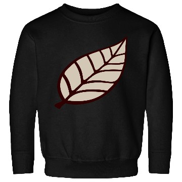 Discover Small Pretty Leaf Brown Autumn Eco Tree Cool Leaf Sweatshirts
