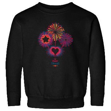 Discover Fireworks for Diwali Celebration Sweatshirts
