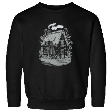 Discover Dark Cottagecore: Cottage in Bloom Sweatshirts