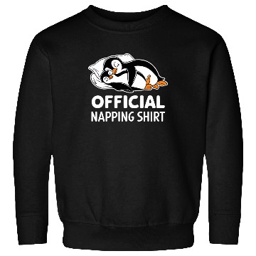 Discover Official Napping Sweatshirts Cute Penguin Design