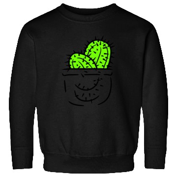 Discover 2 Chest Pocket Cactus Plants Prickly Cacti In Bag Sweatshirts