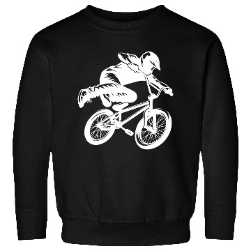 Discover Bmx Stunt Freestyle Rider Jump Design Sweatshirts