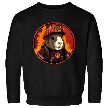Discover Firefighter guinea pig Sweatshirts
