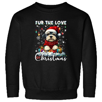 Discover Shih Tzu Christmas Tree Lights Decorations Dog Sweatshirts