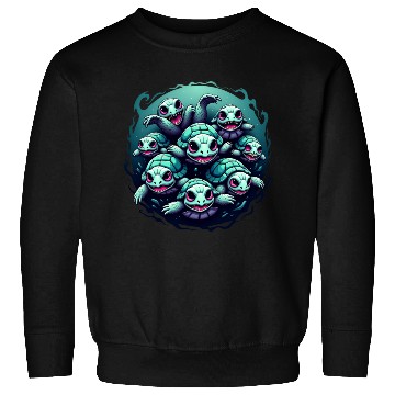 Discover Swimming with Serenity: Turtle Tales Sweatshirts