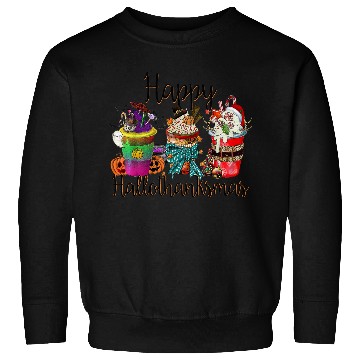 Discover Happy Hallothanksmas Sweatshirts