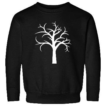 Discover Tree Bare Winter Autumn Forest Tree Silhouette Sweatshirts