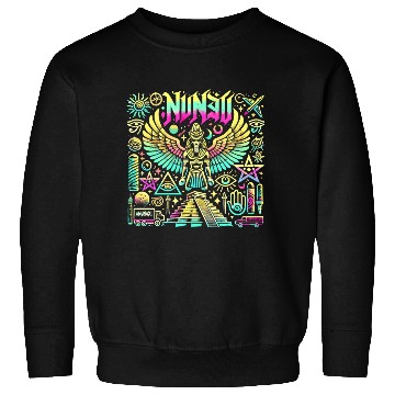 Discover Anunakiz Celestial Enki Guardian Sweatshirts