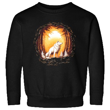 Discover Wolf in Forest Sweatshirts