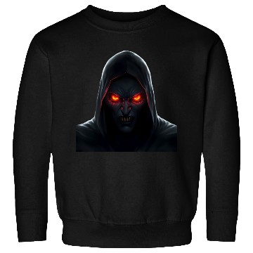 Discover Haunting Red-Eyed Ghost – Dark Horror Art Sweatshirts