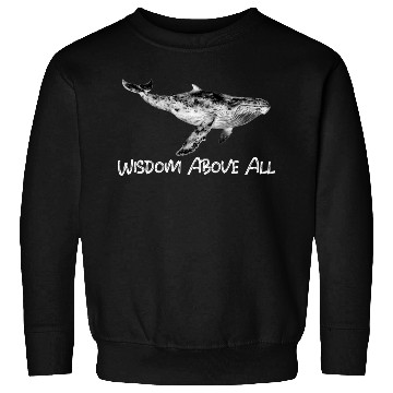 Discover Whale Stoic Sweatshirts Wisdom Above All