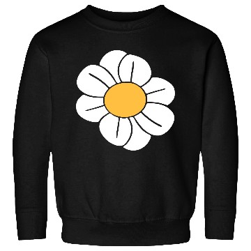 Discover Beautiful White Daisies Flowers Spring Summer Fun Sweatshirts