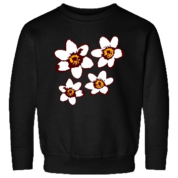 Discover Beautiful White Daisies Flowers Spring Summer Fun Sweatshirts