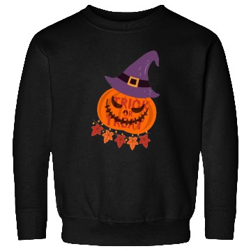 Discover Pumpkin Trick OR Treat Halloween Special Sweatshirts