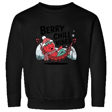 Discover Berry Chill Vibes Sweatshirts