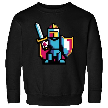 Discover knight pixel art Sweatshirts