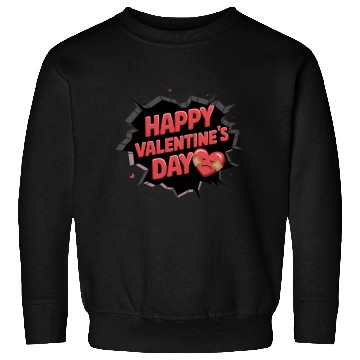 Discover Injured Heart - Happy Valentine’s Day Twist Design Sweatshirts