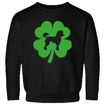 Discover Poodle Shamrock St Patrick's day Dogs Lover Sweatshirts