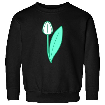 Discover White Tulip Beautiful Flower Pretty Spring Summer Sweatshirts