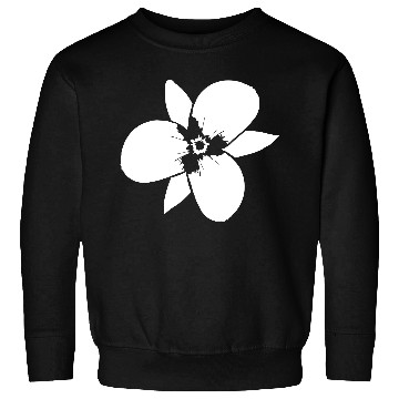 Discover White Beautiful Flower Spring Summer Nature Flower Sweatshirts