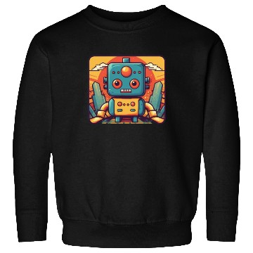 Discover Adorable Robot Buddy Sweatshirts