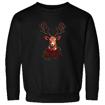 Discover Artistic Reindeer – Modern Christmas Sweatshirts