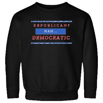 Discover US election: Vote for Democratic Edition Sweatshirts