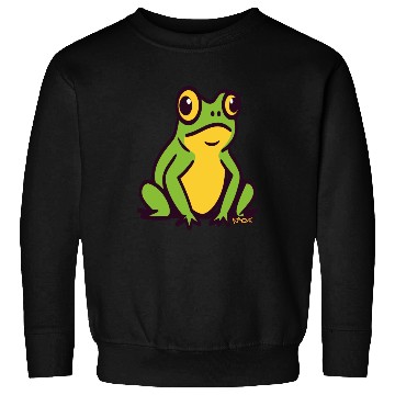 Discover A Big Little Green Frog Sweatshirts