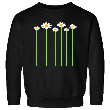 Discover Many Pretty Daisy Flowers Decorative Nature Design Sweatshirts