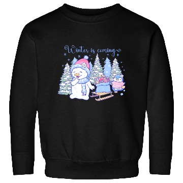Discover winter snow man Sweatshirts