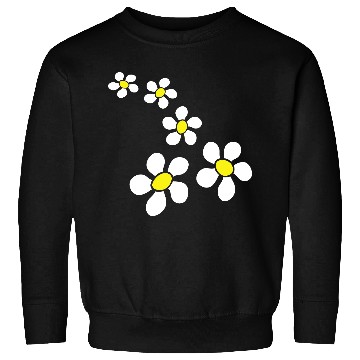 Discover Many Pretty Daisy Flowers Decorative Flower Design Sweatshirts
