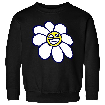 Discover Sweet Flower Spring Summer Nature Funny Face Fun Sweatshirts
