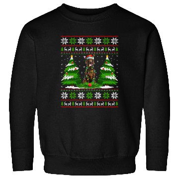 Discover Irish Setter Dog Christmas Tree Lights Sweatshirts