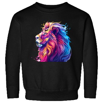 Discover Colorful Lion Head Sweatshirts