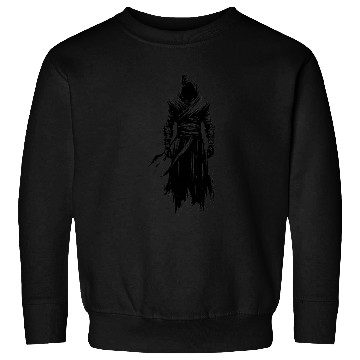 Discover Black Warrior Sketch Power Fantasy Art 3 Sweatshirts