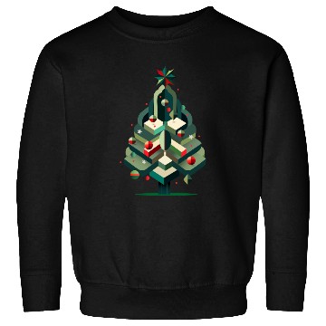 Discover Modern Christmas tree - elegance for the holidays Sweatshirts