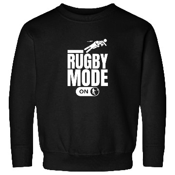 Discover Rugby Mode On Funny Rugby Player Sweatshirts