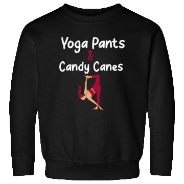 Discover Yoga Pants & Candy Canes Christmas Yoga Sweatshirts